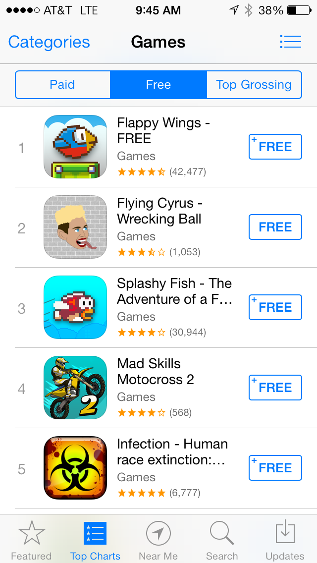 Flappy Bird Clones
